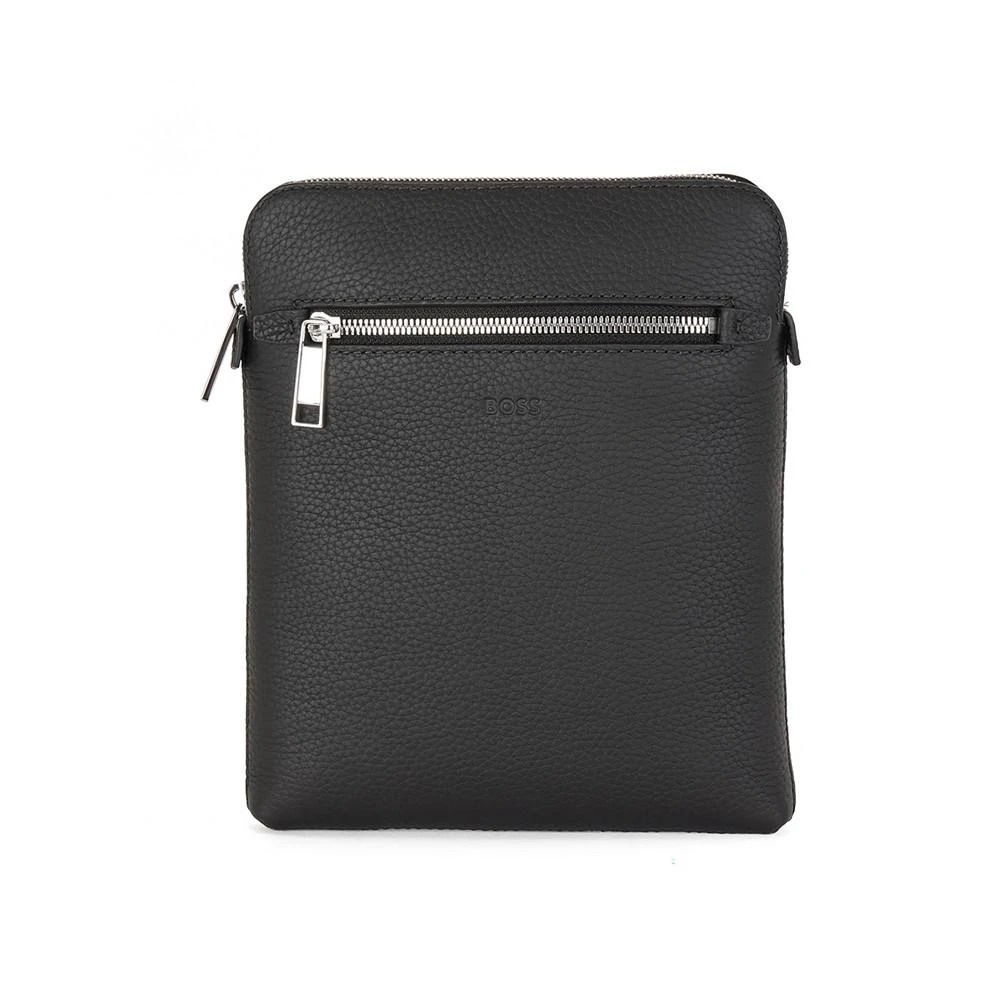 商品Hugo Boss|BOSS Men's Grained Italian-Leather Envelope Bag,价格¥1733,第1张图片