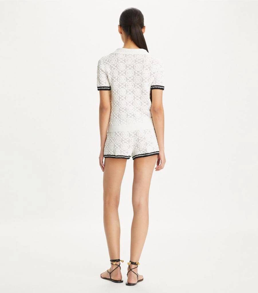 商品Tory Burch|Pointelle Knitted Shorts,价格¥1638,第3张图片详细描述