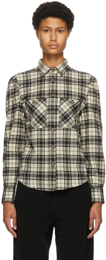 商品Isabel Marant|Black & White Check Falco Shirt,价格¥859,第1张图片