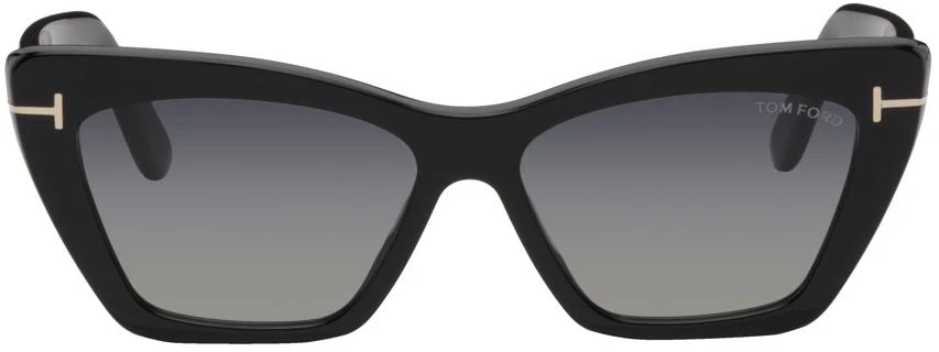 商品Tom Ford|Black Wyatt Sunglasses,价格¥3673,第1张图片