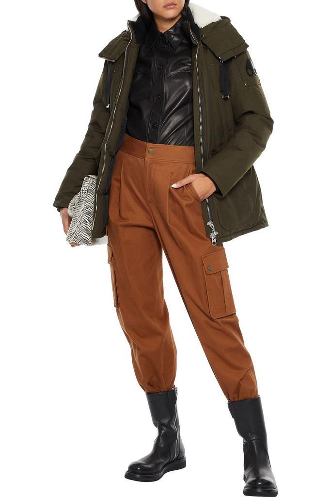 商品Moose Knuckles|Arthurette cotton-blend canvas hooded down jacket,价格¥5148,第4张图片详细描述