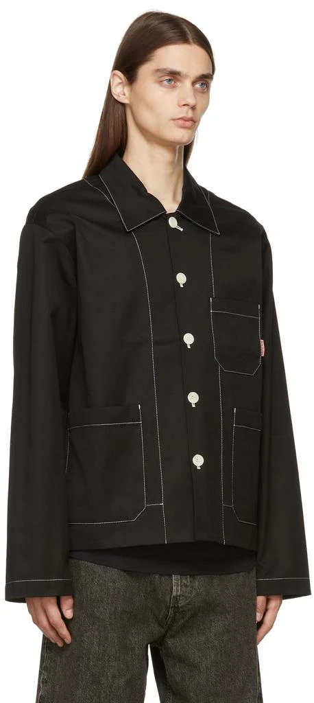 商品Acne Studios|Black Heavy Twill Jacket,价格¥2509,第2张图片详细描述