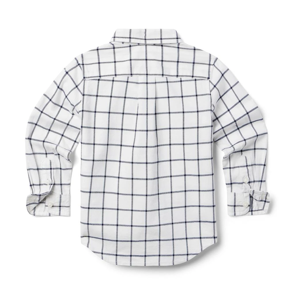 商品Janie and Jack|Brushed Twill Plaid Button-Up (Toddler/Little Kids/Big Kids),价格¥309,第2张图片详细描述