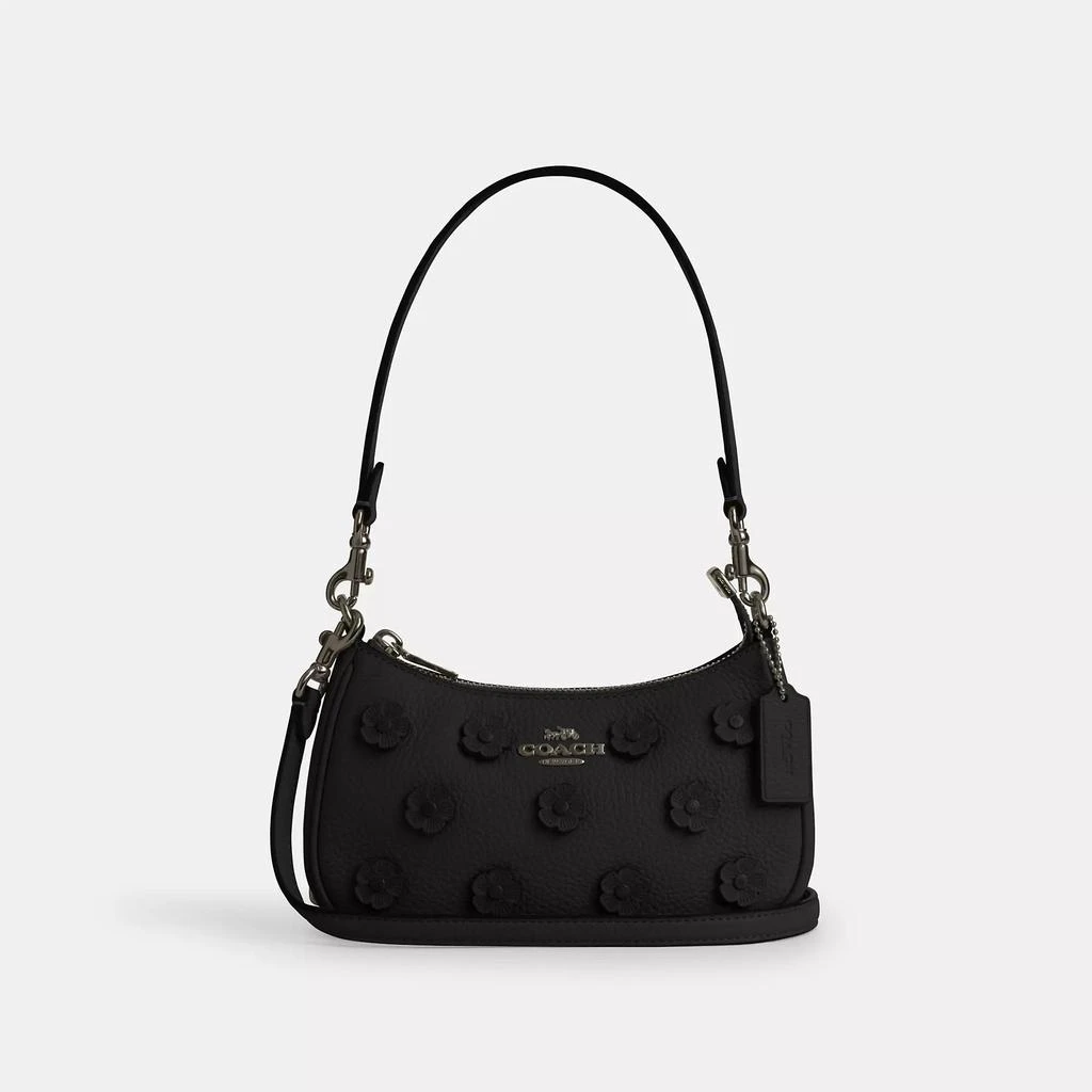 商品Coach|Teri Mini Crossbody Bag With Floral Applique,价格¥1107,第1张图片