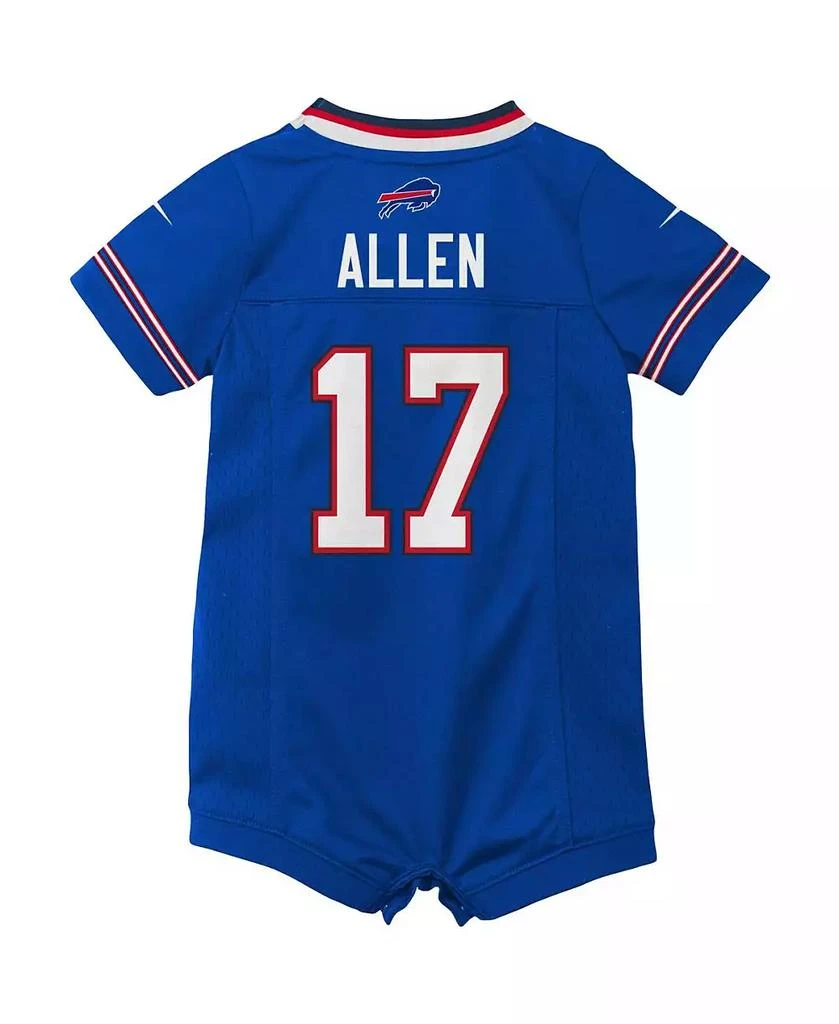 商品NIKE|Newborn and Infant Girls and Boys Josh Allen Royal Buffalo Bills Romper Jersey,价格¥387,第2张图片详细描述