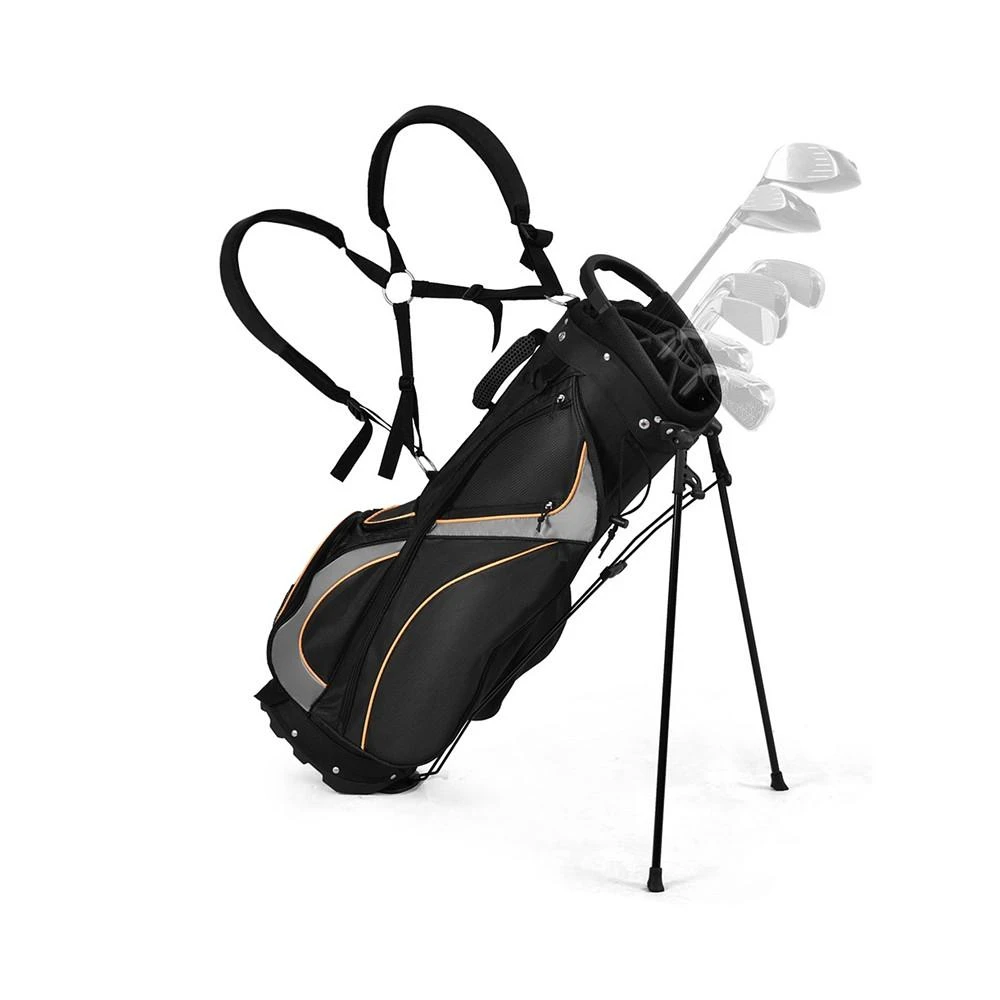 商品Costway|Golf Stand Bag Portable Lightweight Golf Carry Club Bag,价格¥799,第1张图片