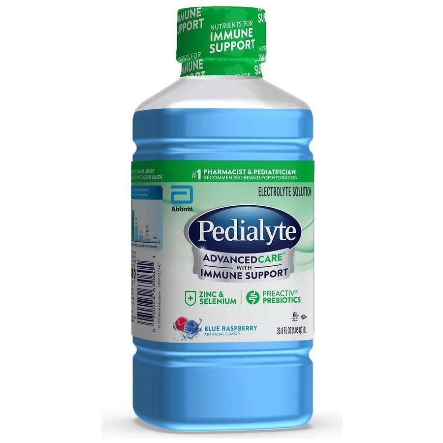 商品Pedialyte|AdvancedCare Electrolyte Solution Blue Raspberry,价格¥63,第2张图片详细描述