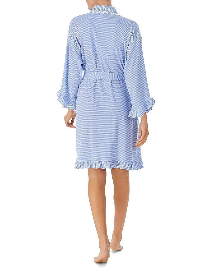 商品Eileen West|Striped Ruffled Daisy Chain Robe,价格¥581,第3张图片详细描述
