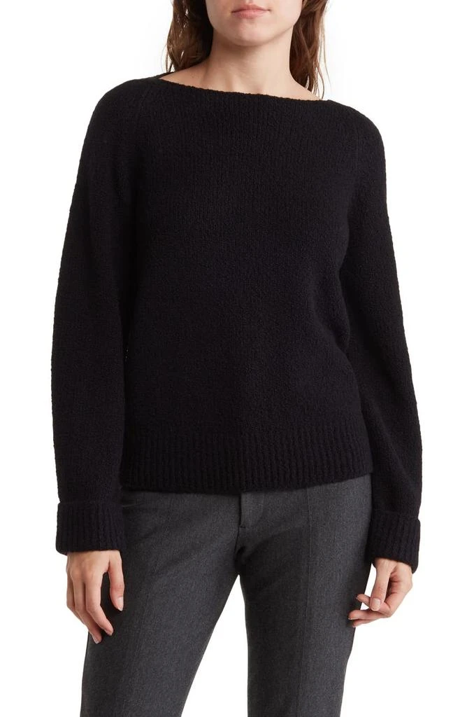 商品Vince|Textured Boatneck Wool Blend Sweater,价格¥383,第1张图片