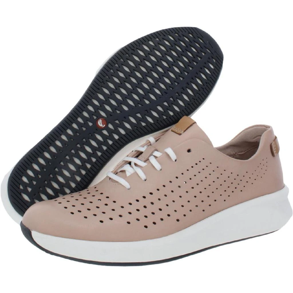 商品Clarks|Clarks Women's Un Rio Tie Perforated Leather Ortholite Casual Sneaker,价格¥397,第3张图片详细描述