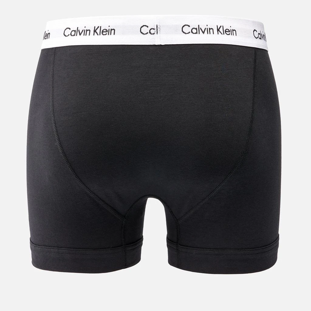 商品Calvin Klein|Calvin Klein Men's Three-Pack Cotton-Jersey Trunks - Black,价格¥413,第3张图片详细描述