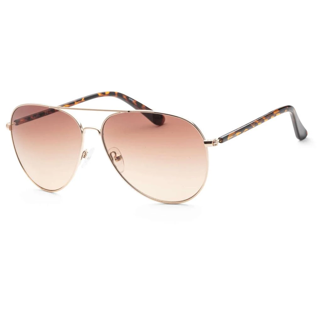 商品Calvin Klein|Calvin Klein Men's Gold Aviator Sunglasses,价格¥152,第1张图片