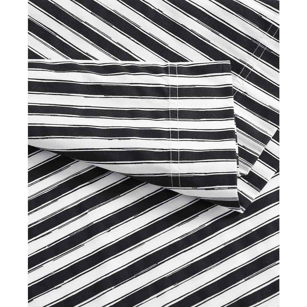 商品Betsey Johnson|Sketchy Stripe Cotton Percale 4 Piece Sheet Set,价格¥596,第3张图片详细描述