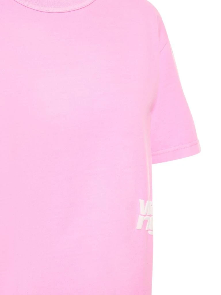 商品Alexander Wang|Essential Short Sleeve Cotton T-shirt,价格¥646,第4张图片详细描述