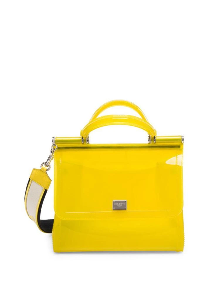 商品Dolce & Gabbana|Sicily PVC Top Handle Bag,价格¥7408,第1张图片