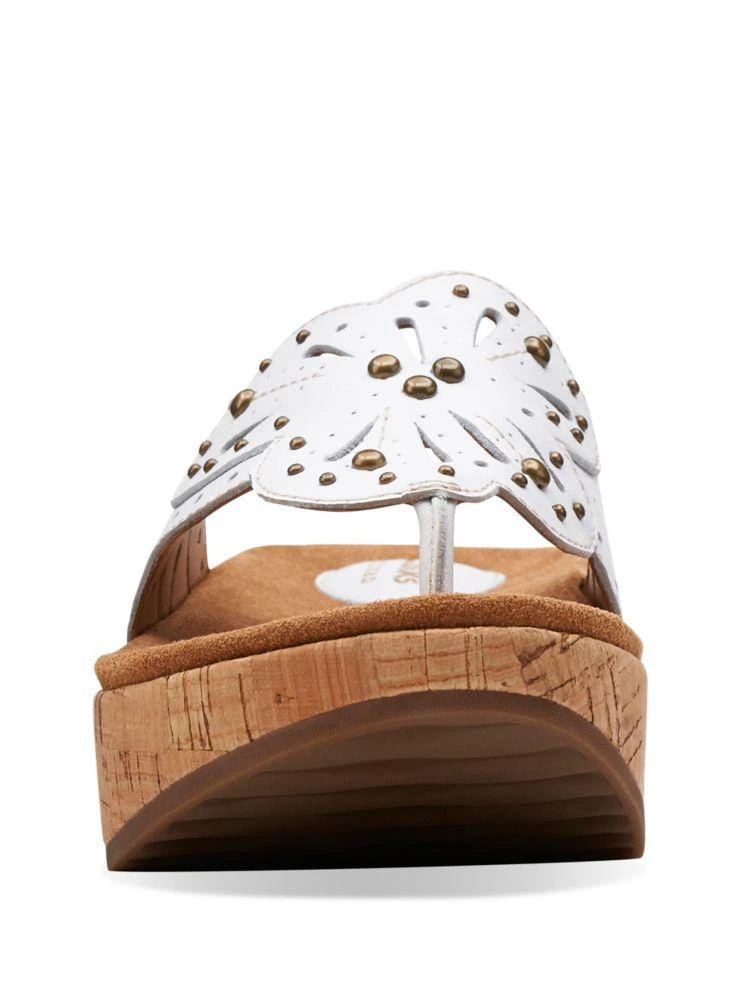 商品Clarks|Palima Palm Leather Thong Sandals,价格¥820,第4张图片详细描述