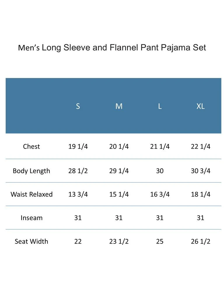 商品Outdoor Life|Men's Long Sleeve and Flannel Pant Pajama Set,价格¥361,第4张图片详细描述
