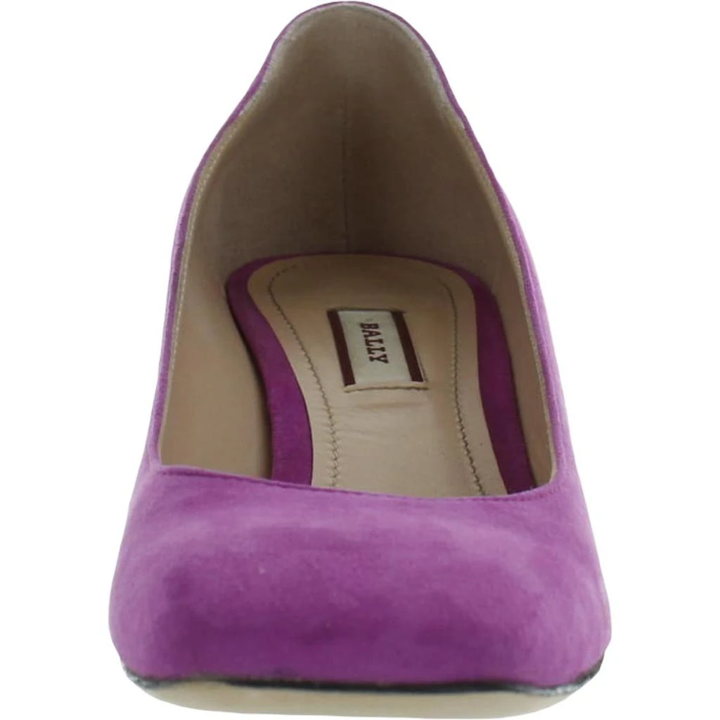 商品Bally|Bally Womens Emily Suede Square Toe Pumps,价格¥565,第3张图片详细描述