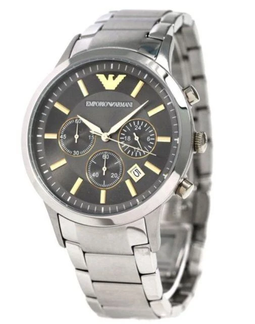 商品Armani|EmporioArmani 阿玛尼  男士灰色表盘计时手表 - AR11047,价格¥2036,第1张图片
