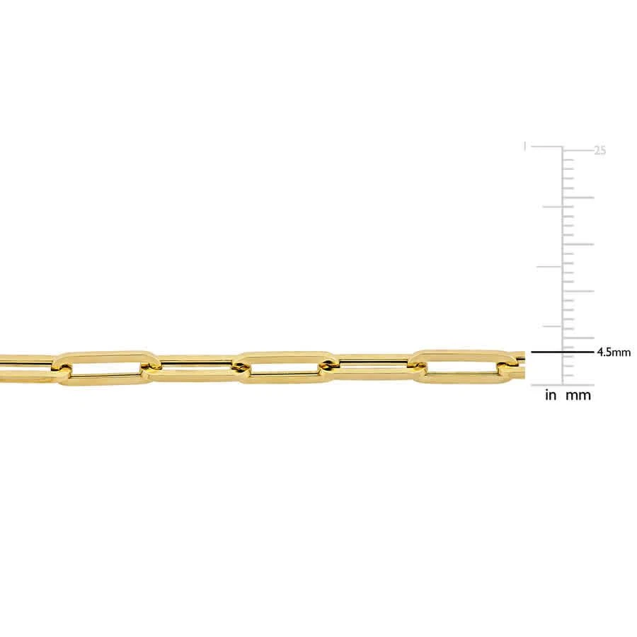商品Amour|4.5mm Oval Link Necklace In 14K Yellow Gold,价格¥12187,第3张图片详细描述