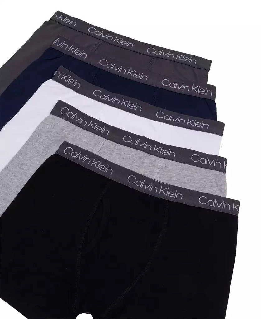 商品Calvin Klein|Big Boys Stretch Boxer Brief, Pack of 5,价格¥128,第3张图片详细描述