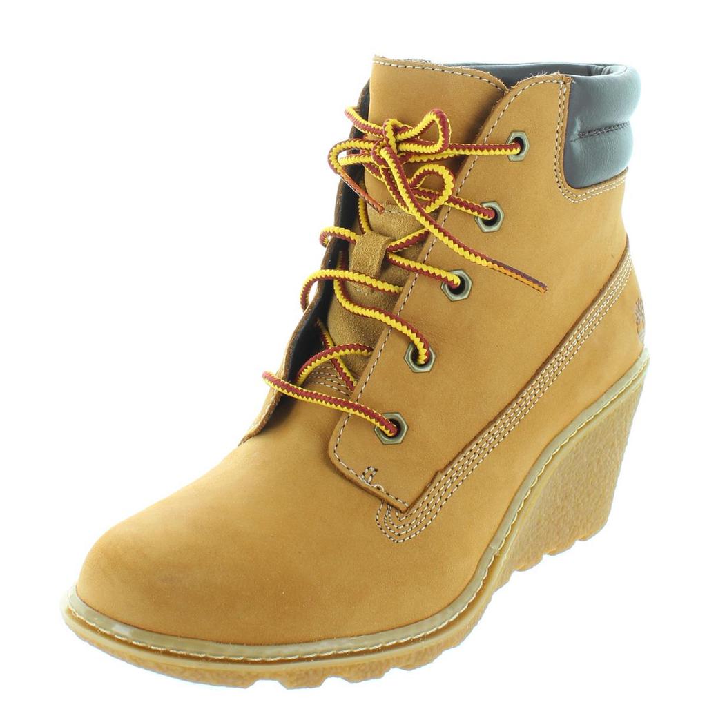 Timberland Womens Amston Suede Lace-Up Booties商品第1张图片规格展示