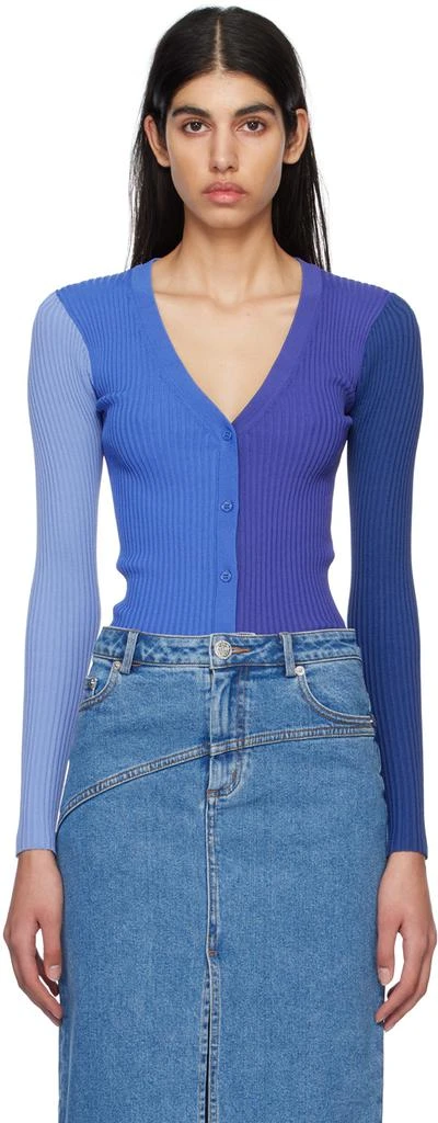 商品Staud|Blue Cargo Cardigan,价格¥781,第1张图片