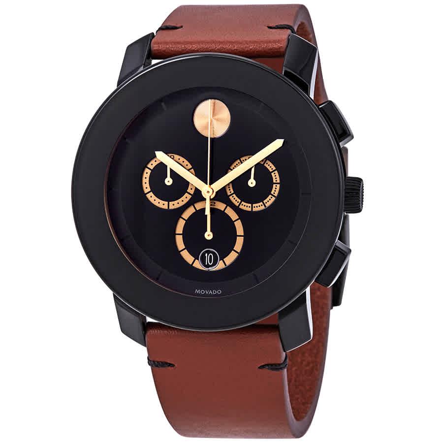 Movado Bold Chronograph Black Dial Mens Watch 3600540商品第1张图片规格展示