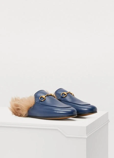 商品Gucci|Princetown fur loafers,价格¥7168,第3张图片详细描述