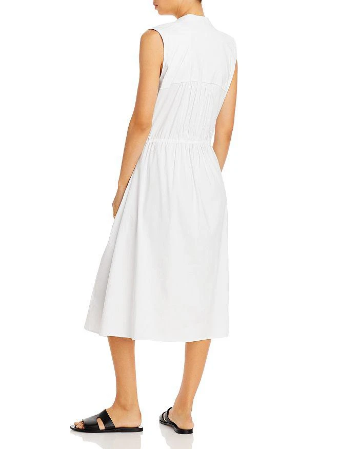 商品Vince|Gathered Waist Split Neck Dress,价格¥879,第2张图片详细描述