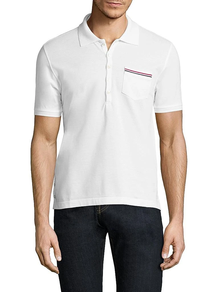 商品Thom Browne|Solid Pique Polo,价格¥3325,第1张图片