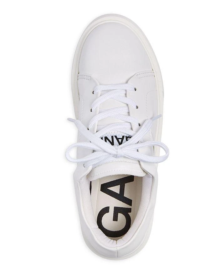 商品Ganni|Women's Sporty Mix Low Top Sneakers ,价格¥963,第3张图片详细描述