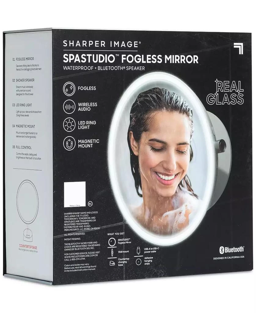 SpaStudio Waterproof Fogless Shower Mirror & Speaker 商品