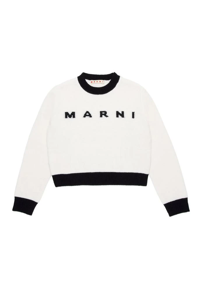 商品Marni|Marni Kids Logo Intarsia Knitted Jumper,价格¥1097,第1张图片