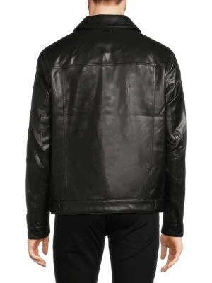 商品Michael Kors|Kingsbury Faux Leather Trucker Jacket,价格¥261,第2张图片详细描述