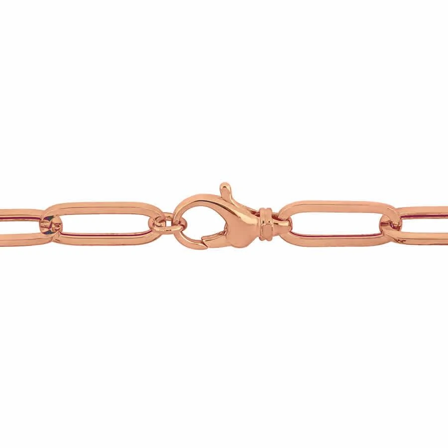 商品Amour|6.3mm Paperclip Chain Necklace In 14K Rose Gold,价格¥7549,第2张图片详细描述