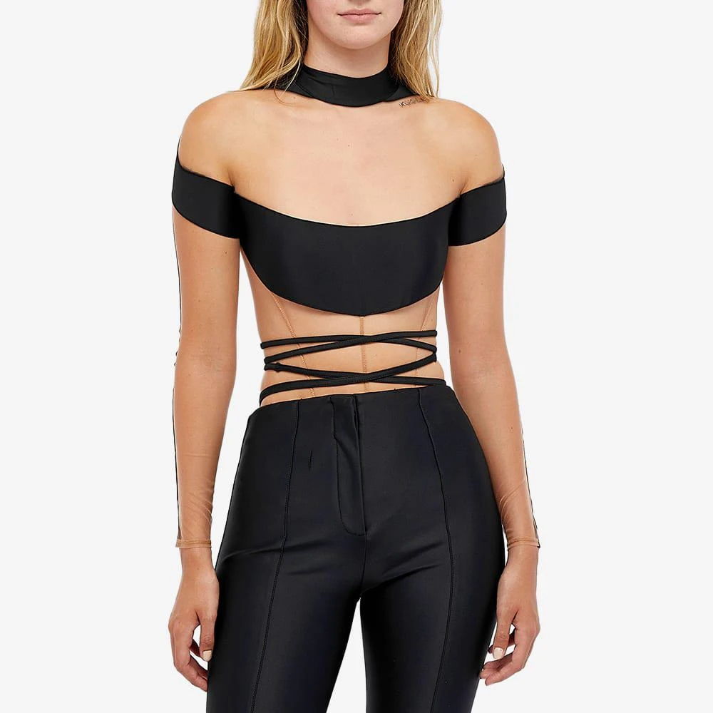 商品Mugler|Mugler Illusion Sheer Bodysuit,价格¥2402,第2张图片详细描述