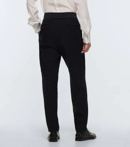 商品Giorgio Armani|修身亚麻裤装,价格¥7847,第4张图片详细描述