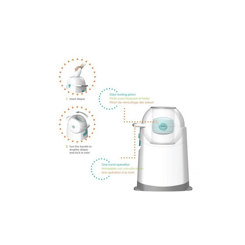 商品Creative Baby|Tidy Diaper Pail,价格¥374,第3张图片详细描述