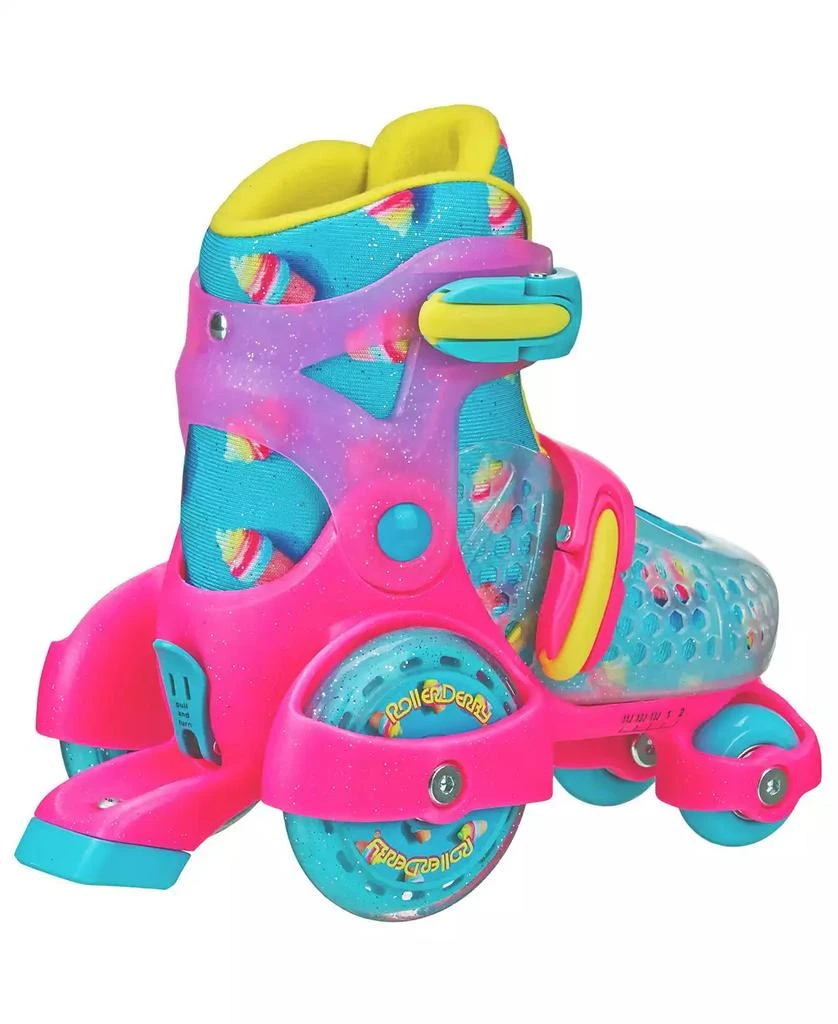 商品Roller Derby|Fun Roll Girl's Jr Adjustable Roller Skates Small (7-11),价格¥339,第2张图片详细描述