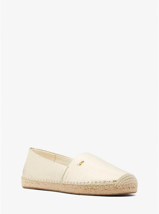 商品Michael Kors|Kendrick Metallic Faux Pebbled Leather Espadrille,价格¥381,第1张图片