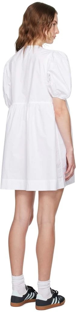 商品Ganni|White Tie String Minidress,价格¥1144,第3张图片详细描述