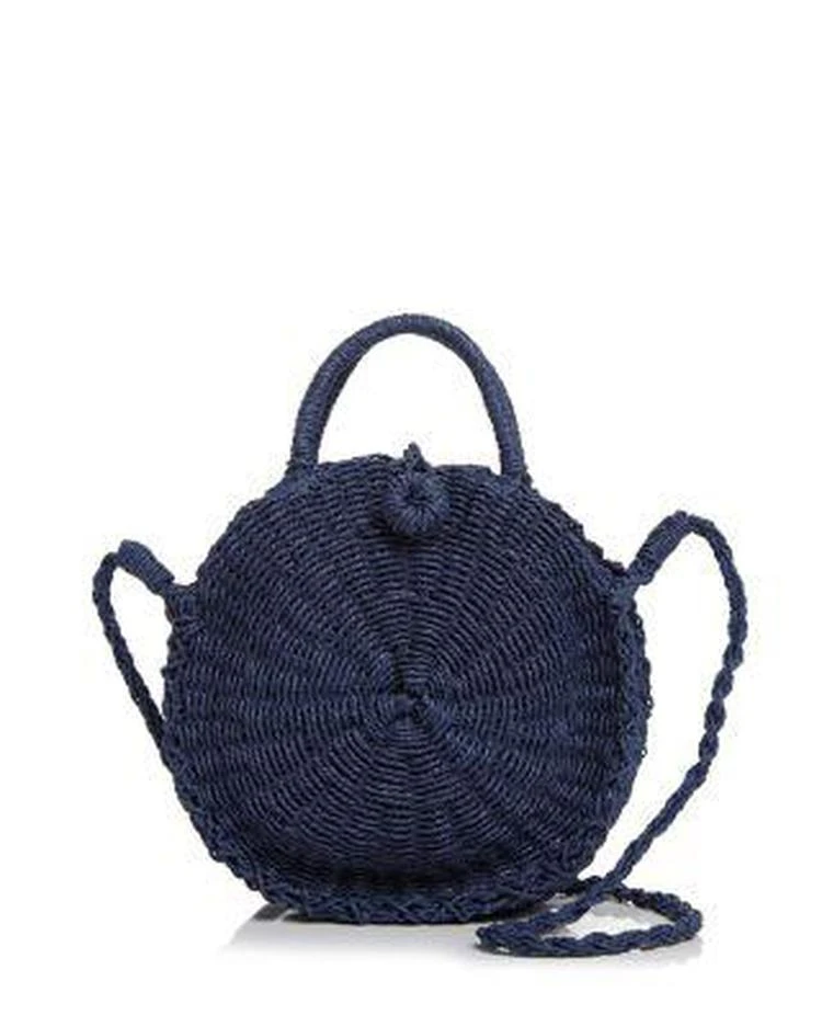 商品Bloomingdale's|remi & reid Cabanas Circle Straw Crossbody,价格¥383,第1张图片