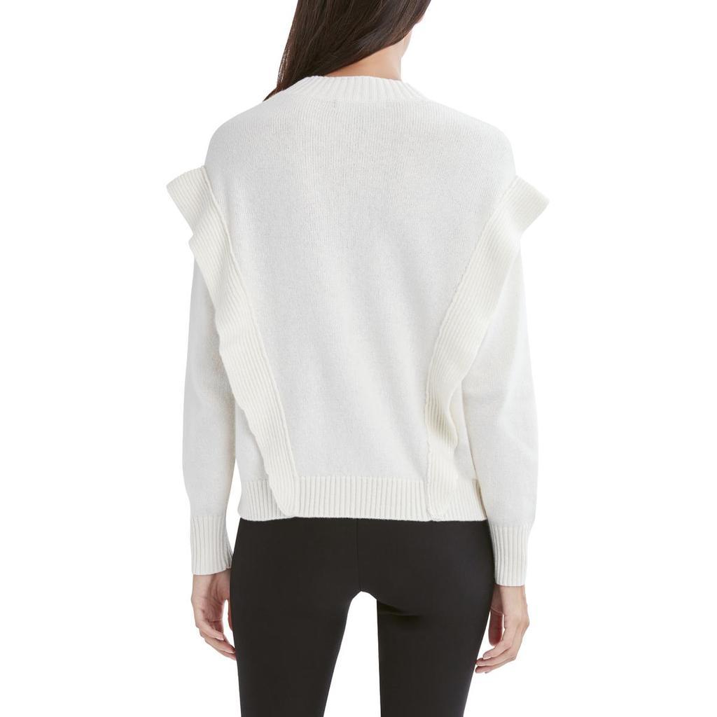 商品BCBG|BCBGMAXAZRIA Womens Merino Wool Blend Ribbed Trim Pullover Sweater,价格¥371-¥519,第6张图片详细描述