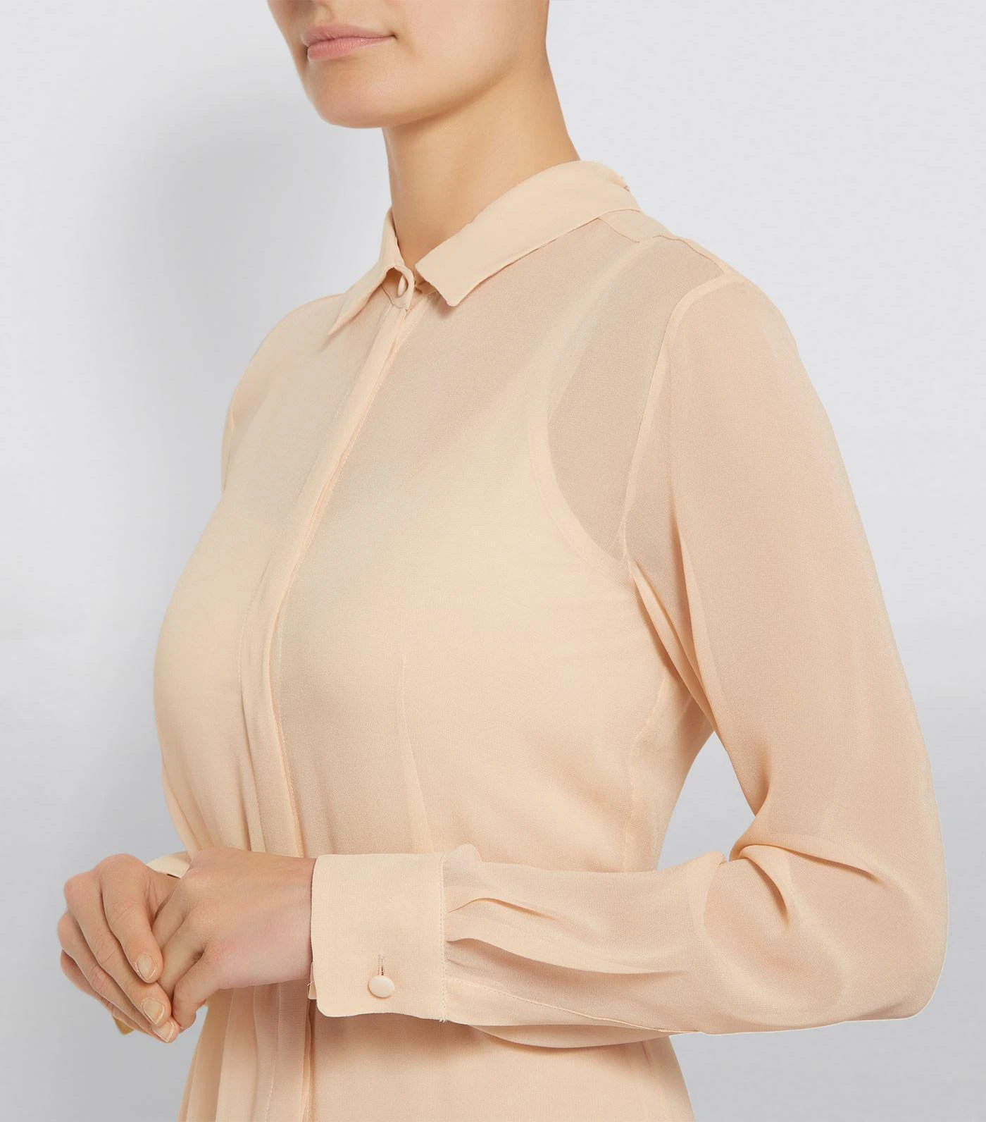 商品Max Mara|Silk Shirt Dress,价格¥7268,第3张图片详细描述