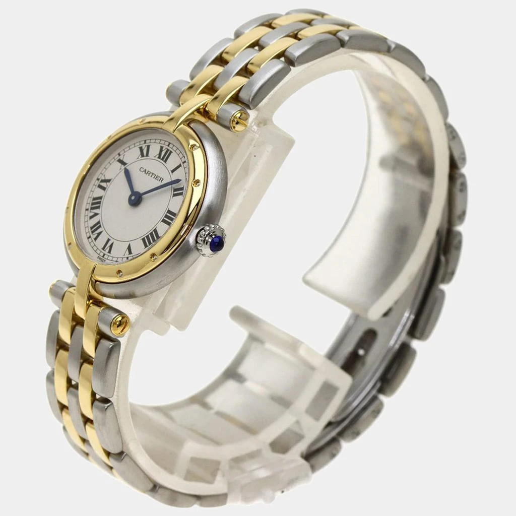 商品[二手商品] Cartier|Cartier Silver 18K Yellow Gold And Stainless Steel Panthere Cougar Quartz Women's Wristwatch 24 mm,价格¥21901,第3张图片详细描述