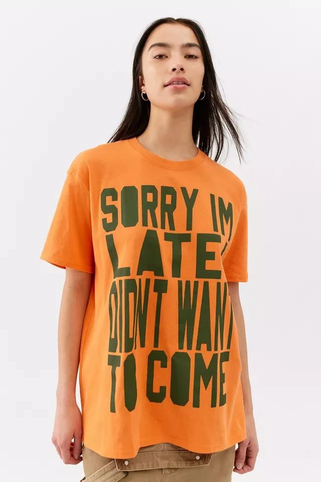 商品Urban Outfitters|UO Sorry I’m Late Oversized Tee,价格¥113,第3张图片详细描述