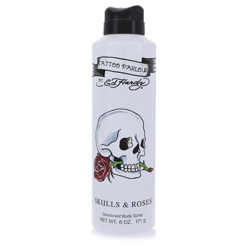 商品Christian Audigier|Skulls & Roses by Christian Audigier Deodorant Spray 6 oz (Men) 6 OZ,价格¥113,第1张图片