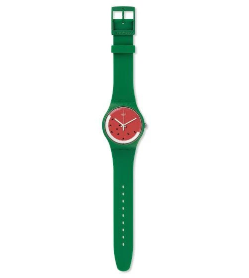 商品Swatch|Pasteque Quartz Red Dial Unisex Watch SUOG109,价格¥435,第1张图片