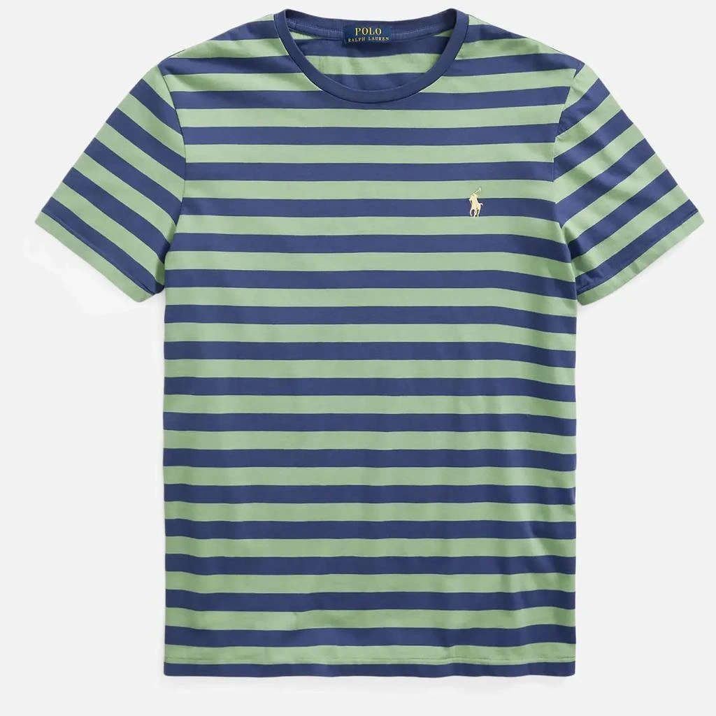 商品Ralph Lauren|Polo Ralph Lauren Men's Custom Slim Fit Jersey Striped T-Shirt,价格¥374,第1张图片